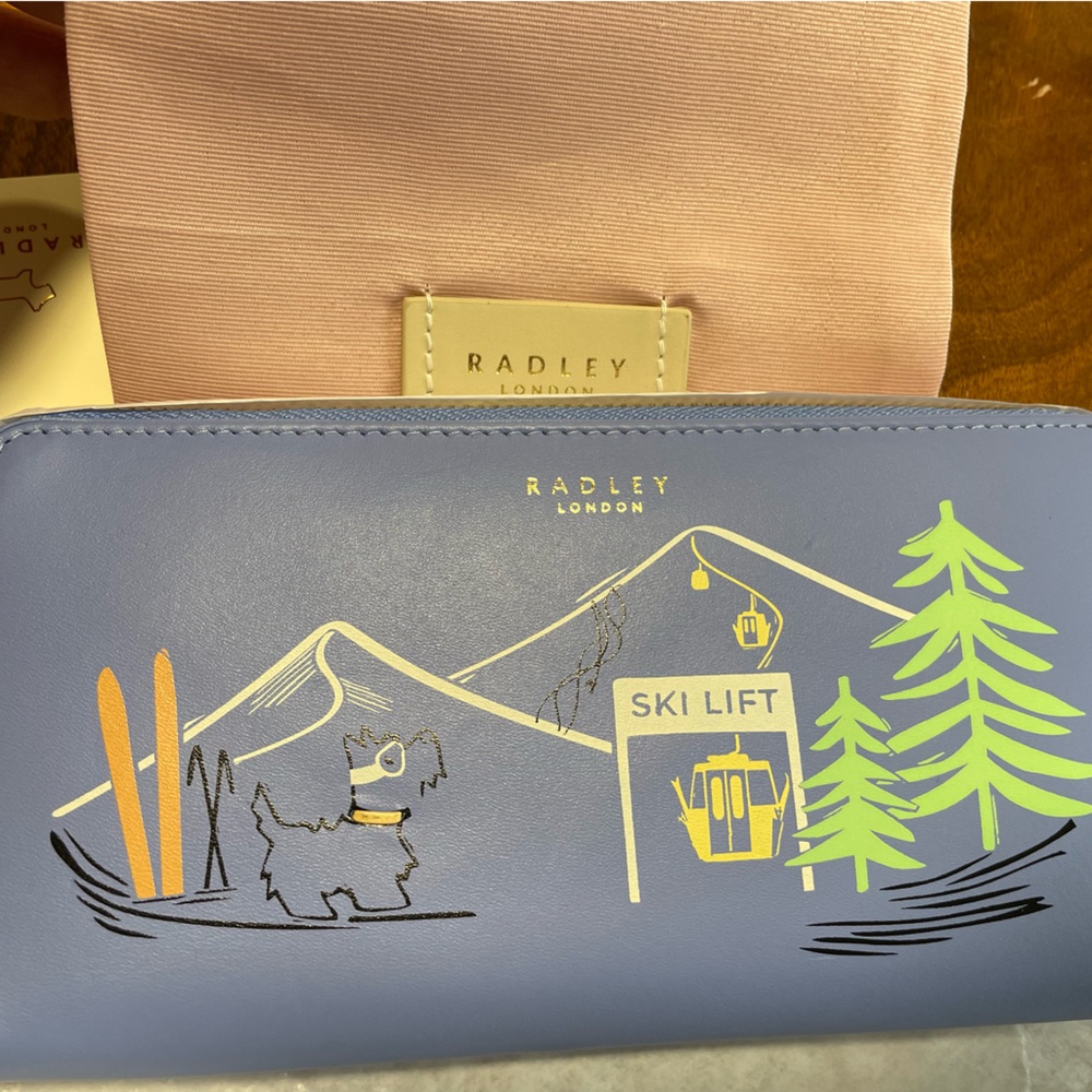 RADLEY London Apres Women's Large Leather Zip Around Wallet Ski - Picture 9 of 13